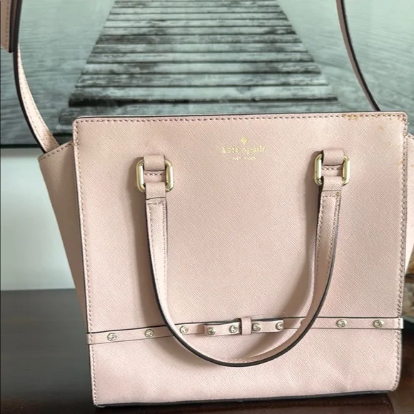 Kate Spade Pink Leather Tote Bag - Picture 1 of 8